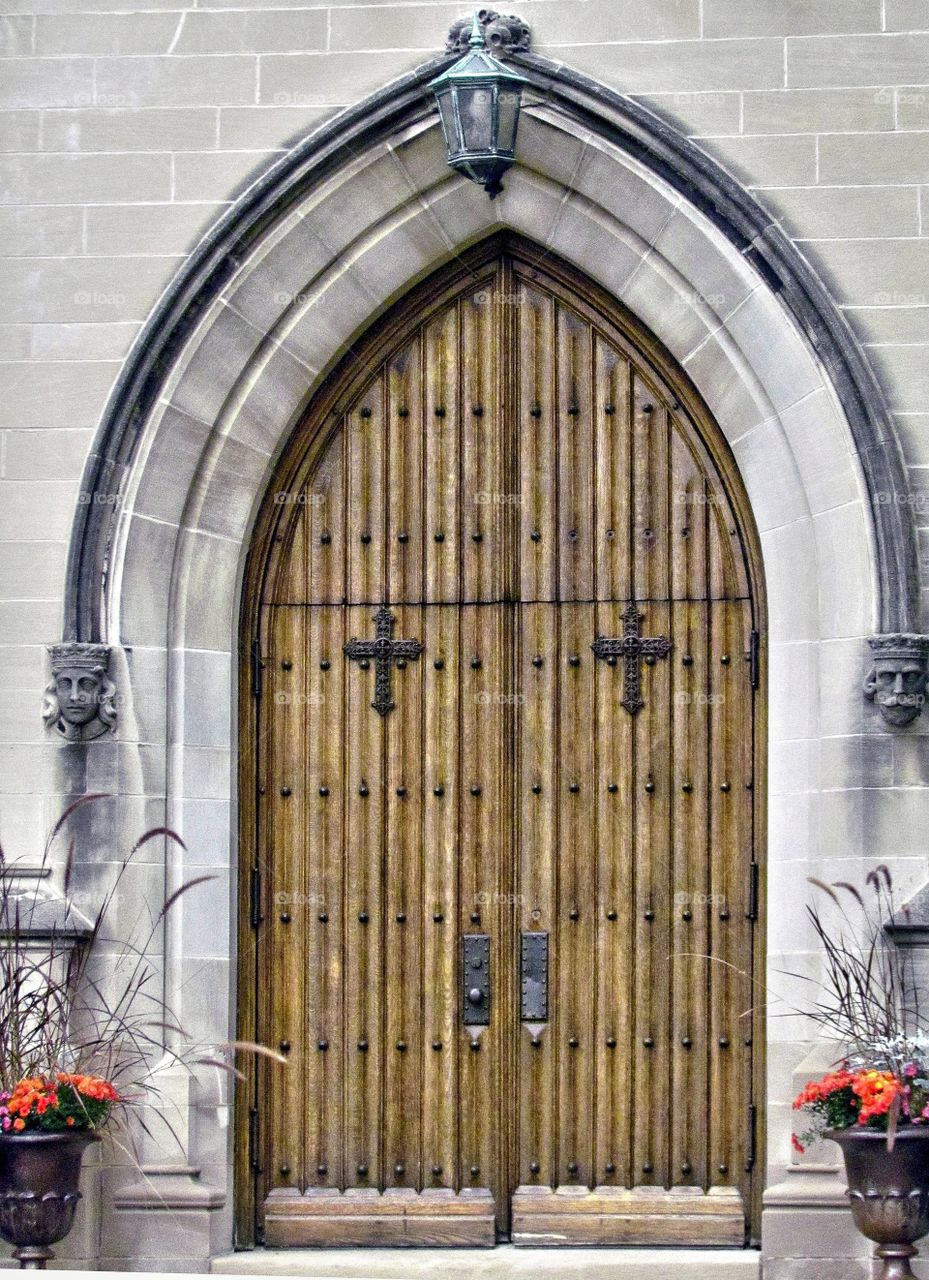 Church door