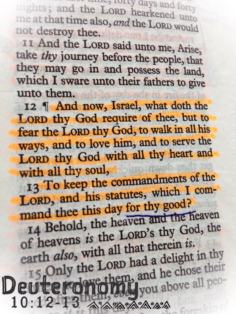 Deuteronomy 10:12-13