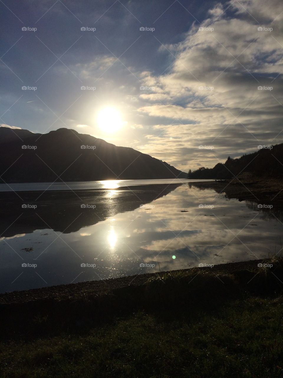 Loch long, arrochar in Scotland 
