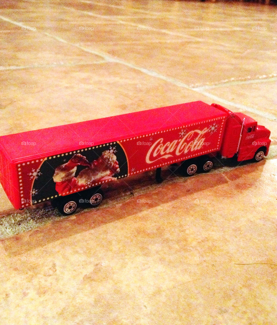 christmas toy truck lastbil by elluca