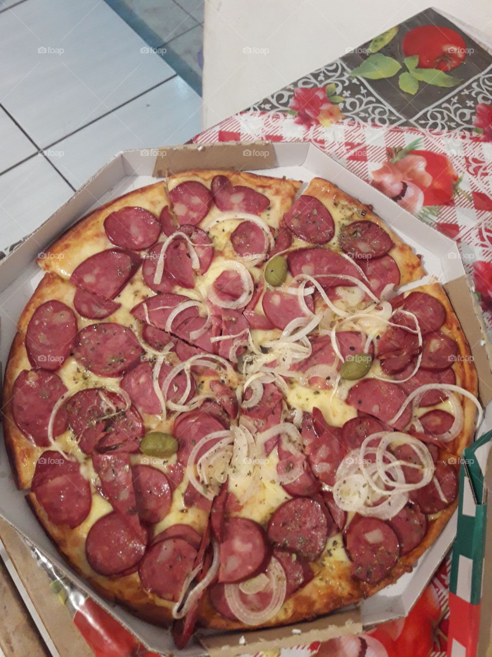 pizza calabresa
