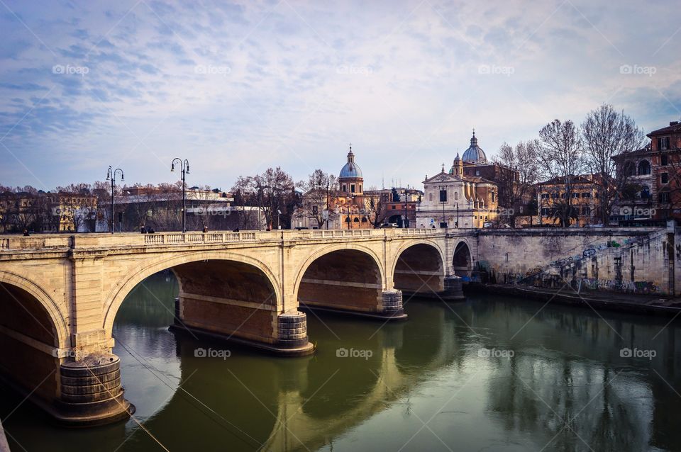 Puente Cavour, roma, italy