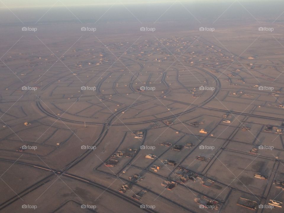 Ariel view of Abu Dhabi