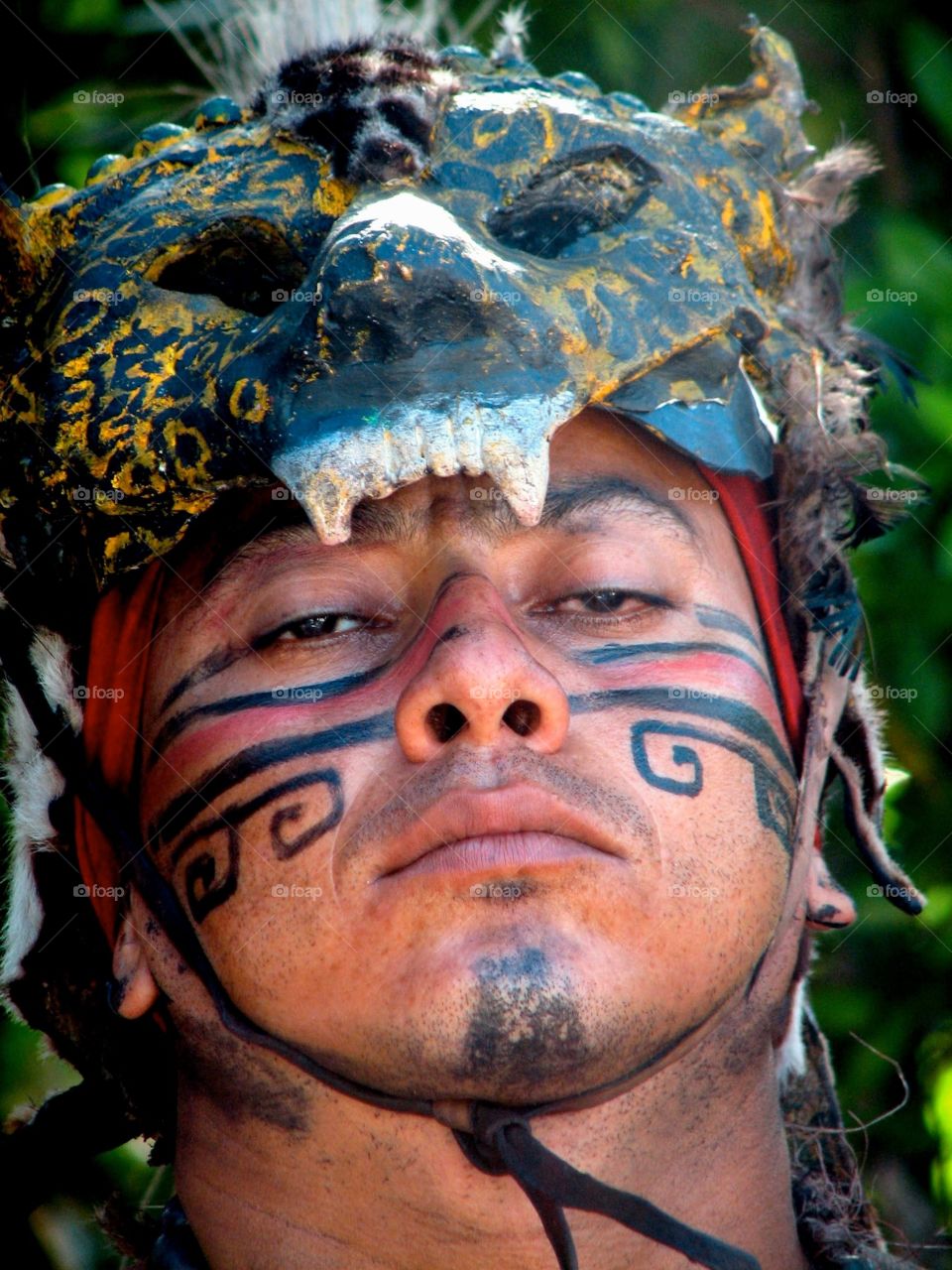 Street performer in Tulum. Street performer in Tulum, Mexico