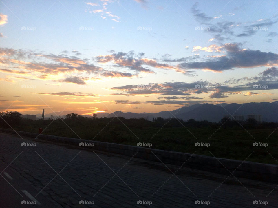 sky sunset brazil riodejaneiro by gabrielrocha