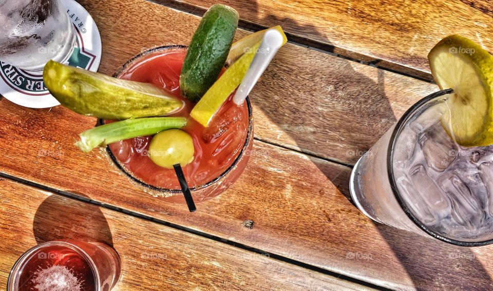 Food and Beverage. Bloody Good Mary