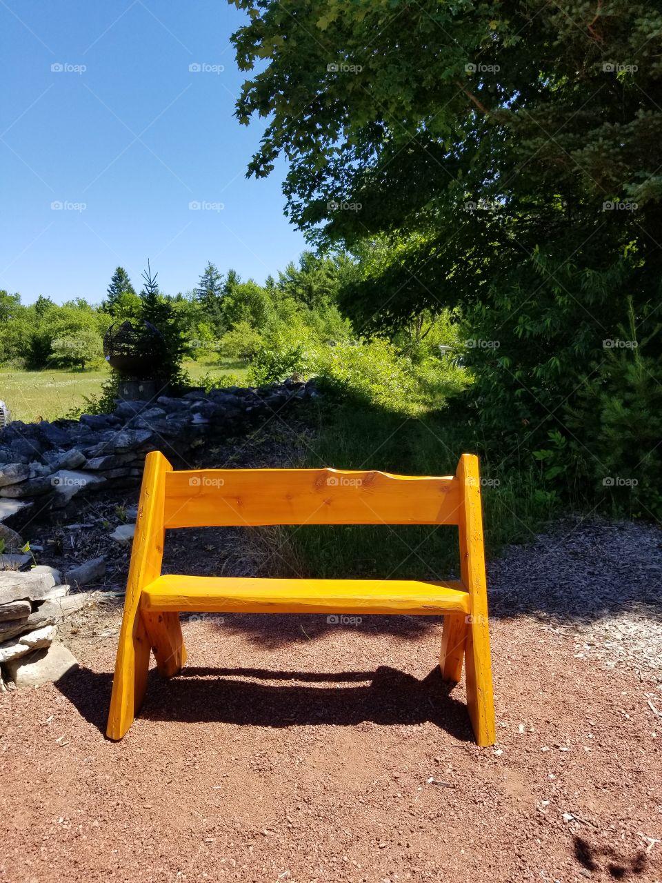 a bench