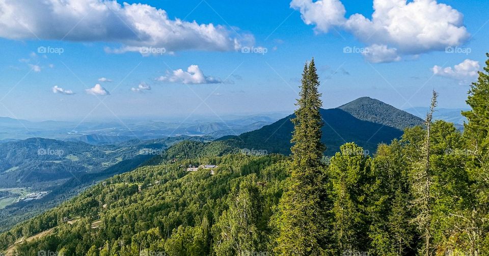 View from the top of the mountain