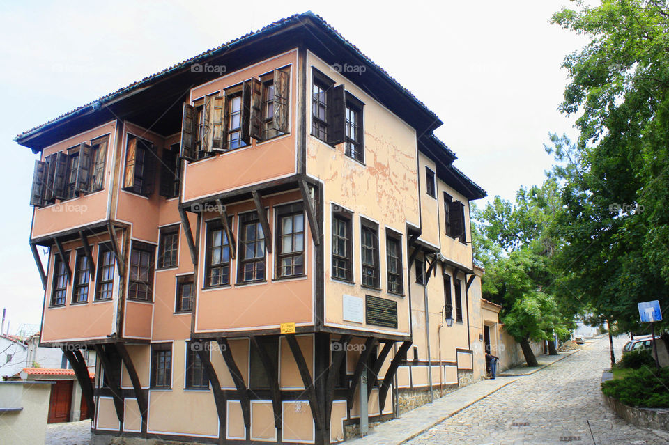 Beautiful ol house in the Old town, Plovdiv, Bulgaria