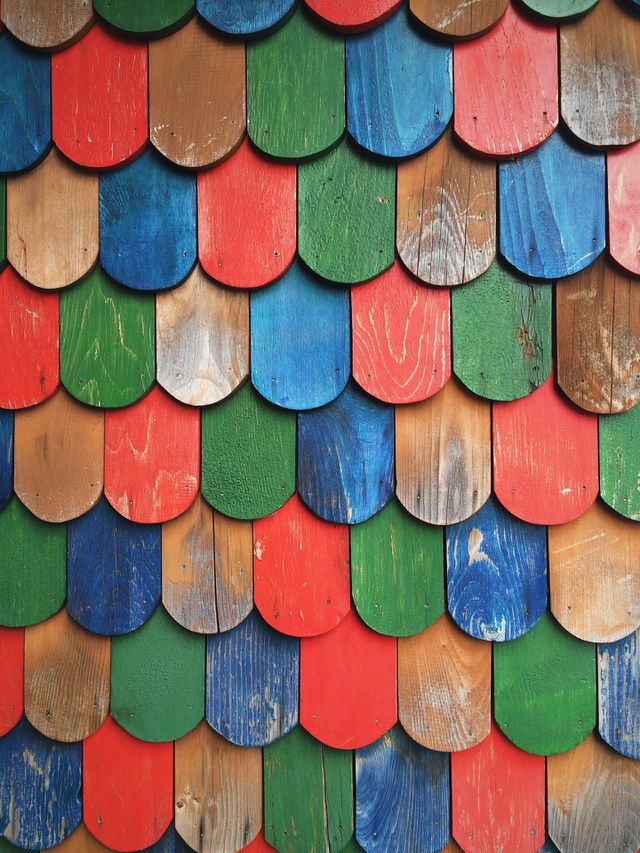 Japanese colorful rooftop
