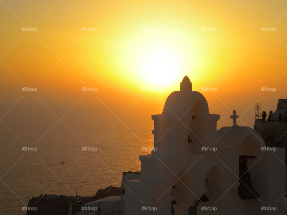 Greek island, santorini