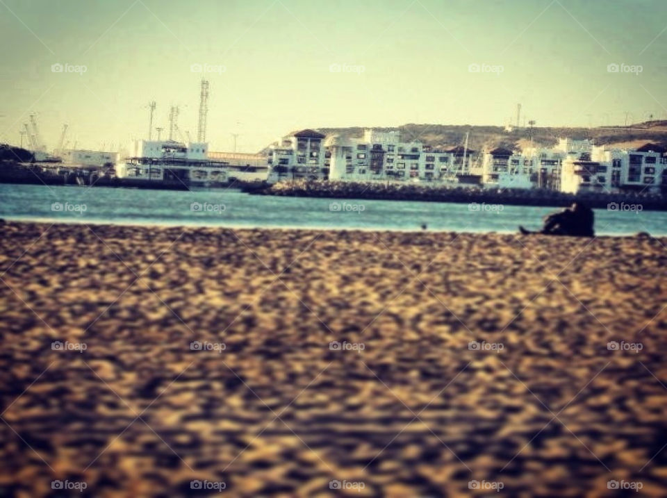 Deep thinking on the beach...