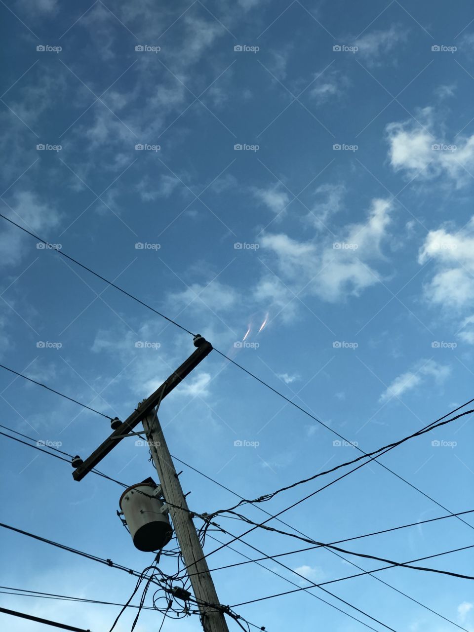 Clouds in the wire