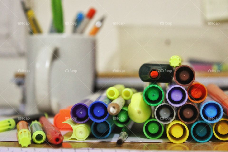 my desk is always messy..