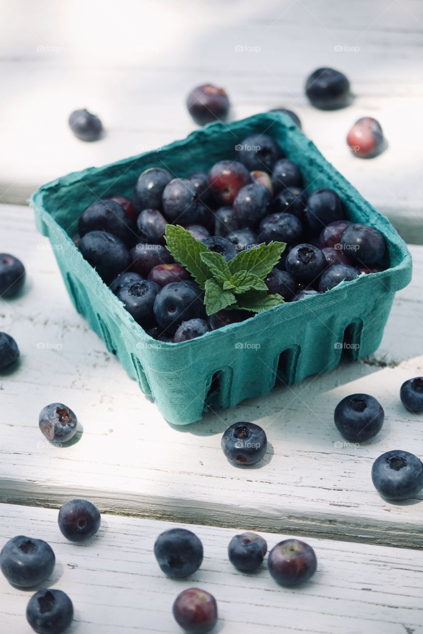 Blueberries from the garden 