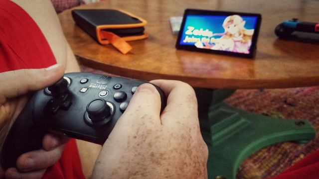 Playing Zelda on a Switch