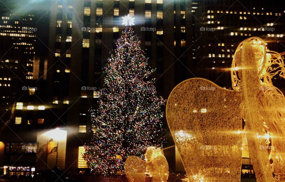 Rockefeller center Christmas tree
