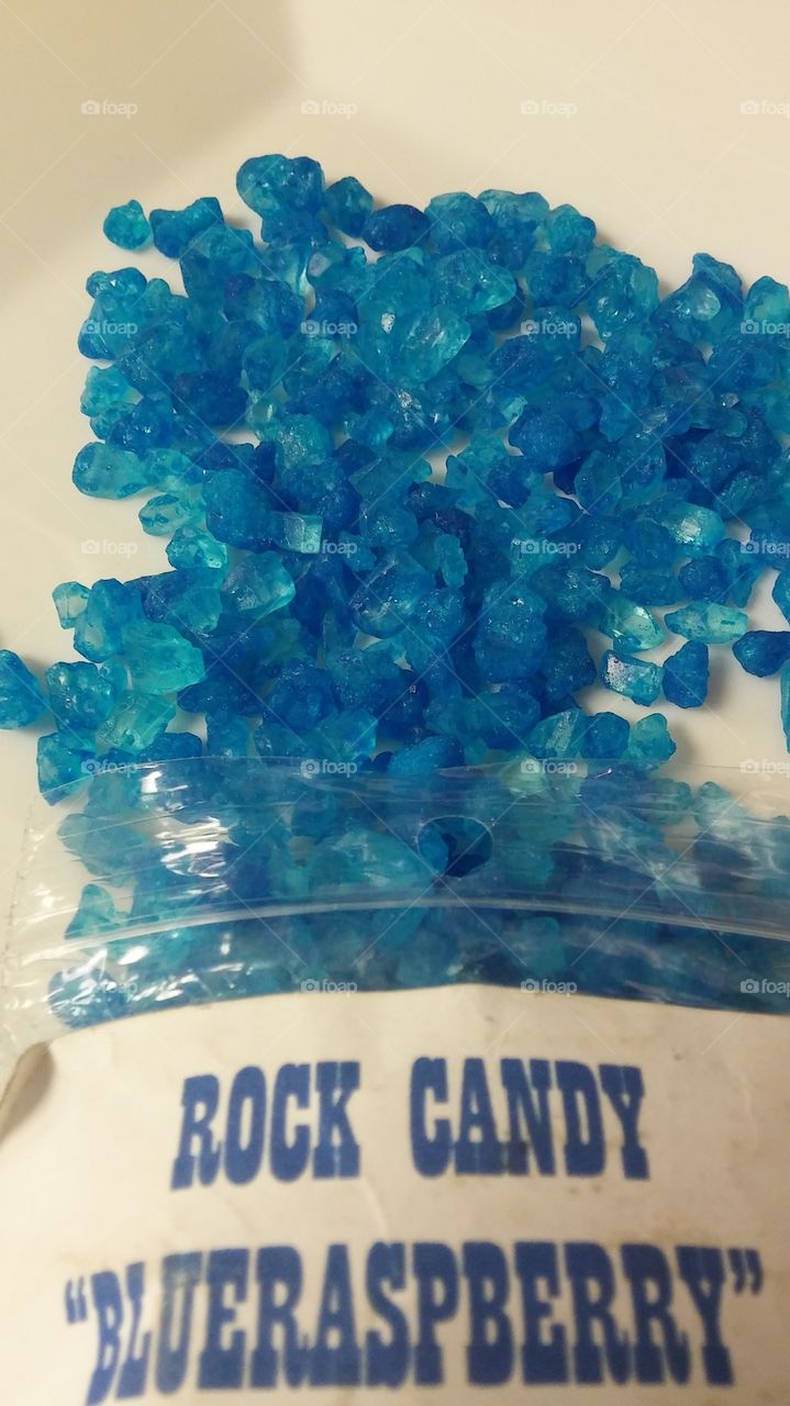 blue raspberry rock candy
