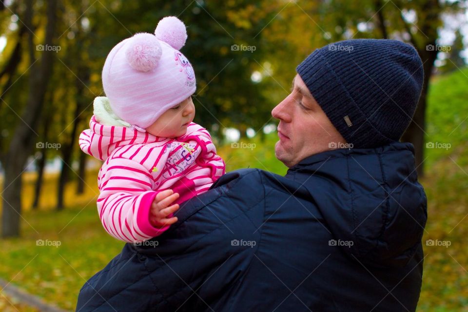 dad and daughter