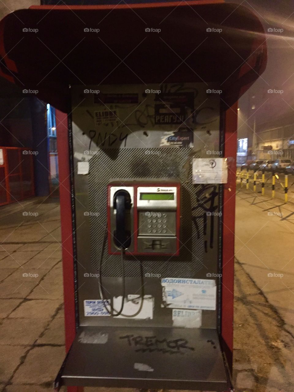 Public payphone
