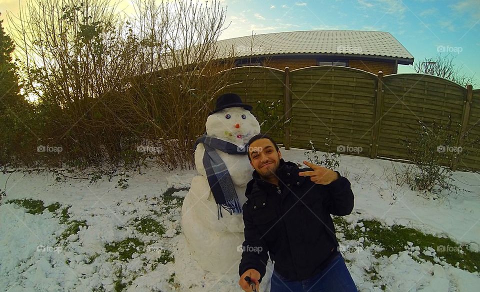 Selfie With SnowMan