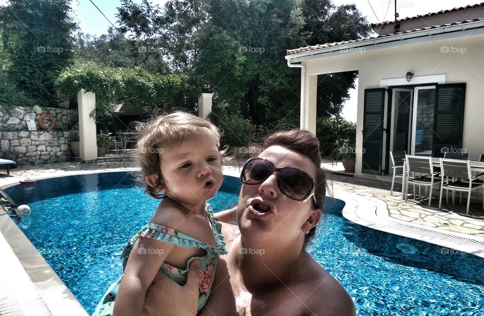 mommy and baby callie . mummy and baby callie on her first holiday in Greece, Callie has congenital heart disease and has been through 2 major heart operations already so having her away on her first holiday this year at 15 months is a priceless moment for us 