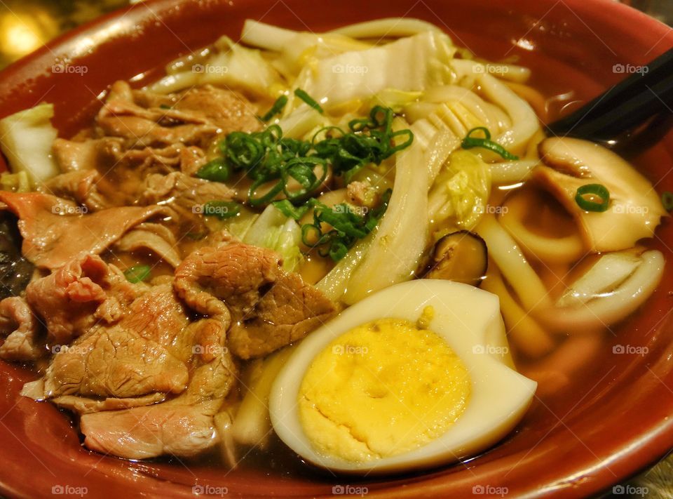 Japanese Udon Noodle Soup