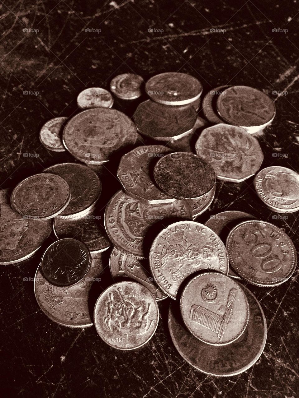 Old coins 