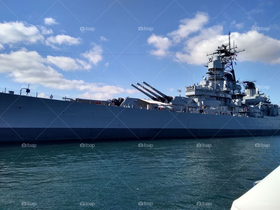 Iowa battleship