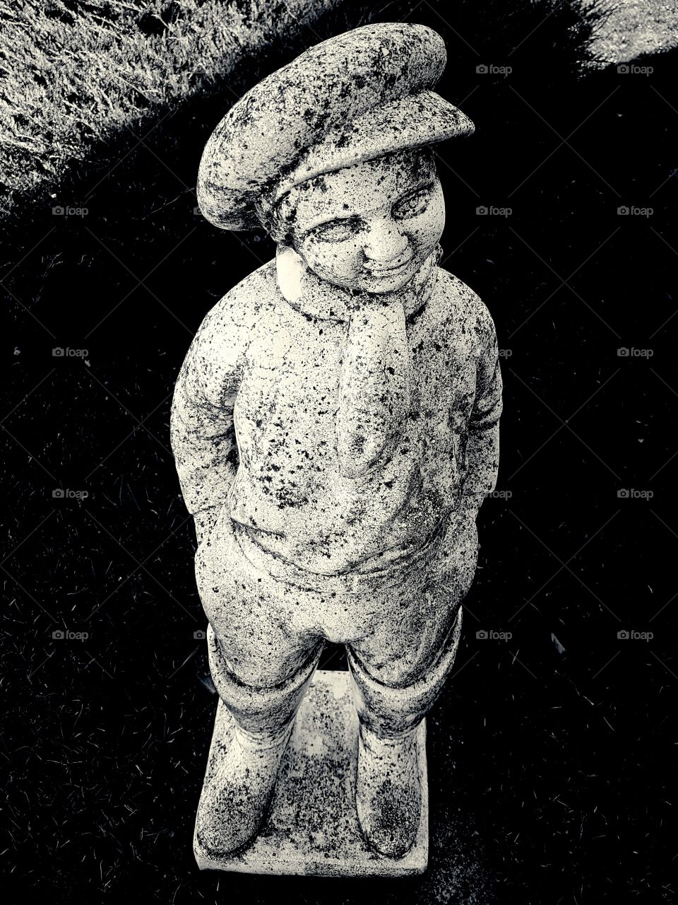 Boy statue