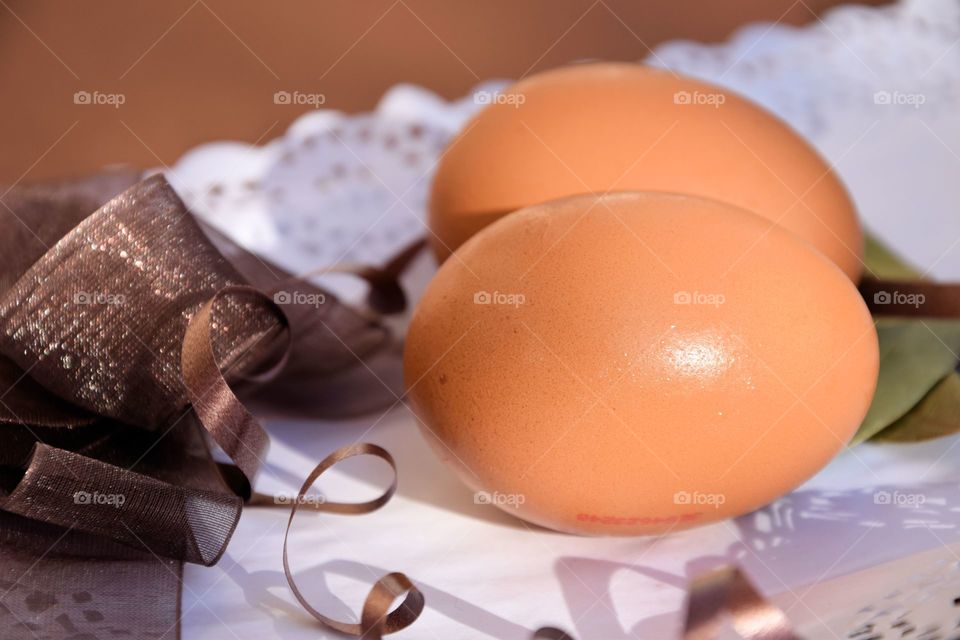 two eggs