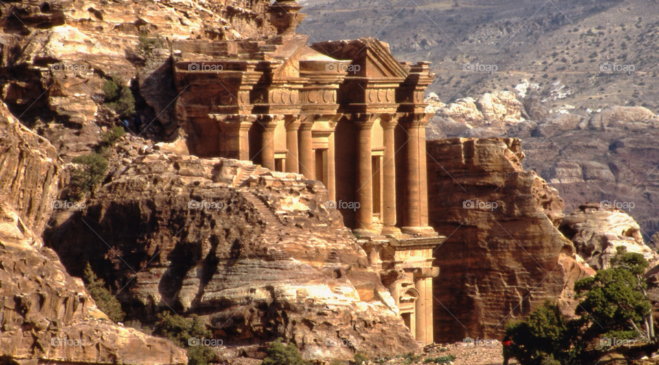 the monastery of petra desert tomb jordan by pandahat