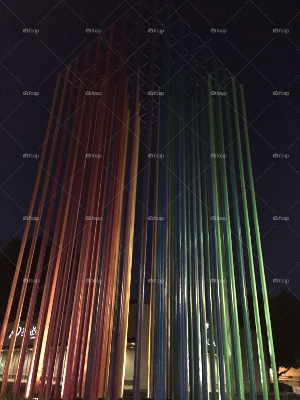 Rainbow poles