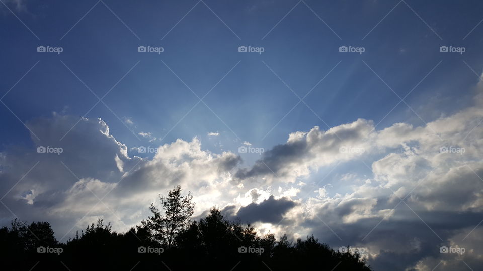 and the sky opens up