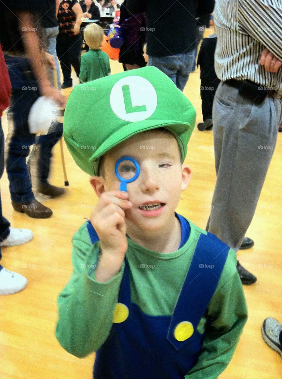 Luigi sees you/ Halloween