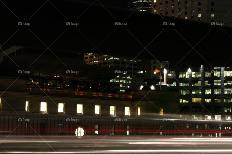 Freeway at night, Sydney