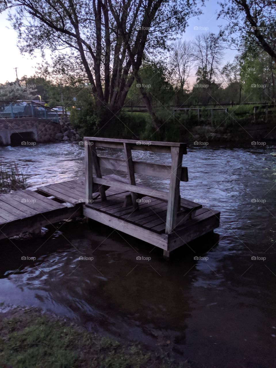Seat in the river