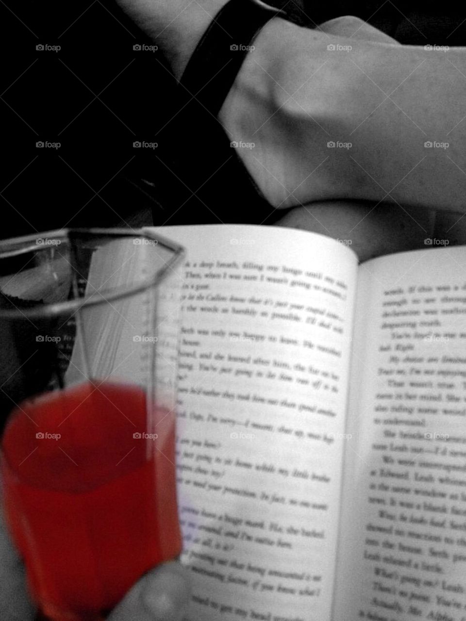 Book and wine