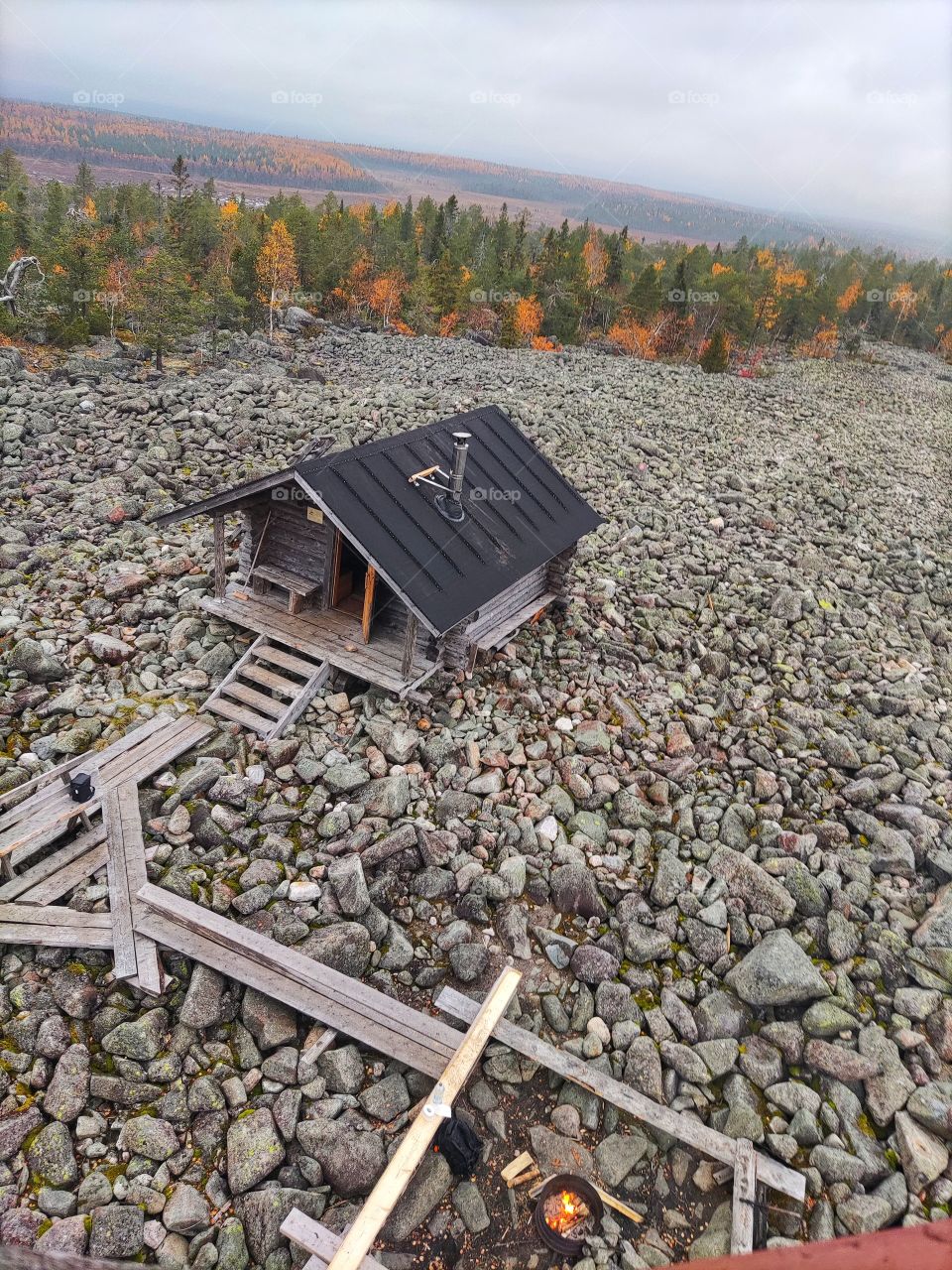 The colors of autumn are wonderful in Finnish Lapland.