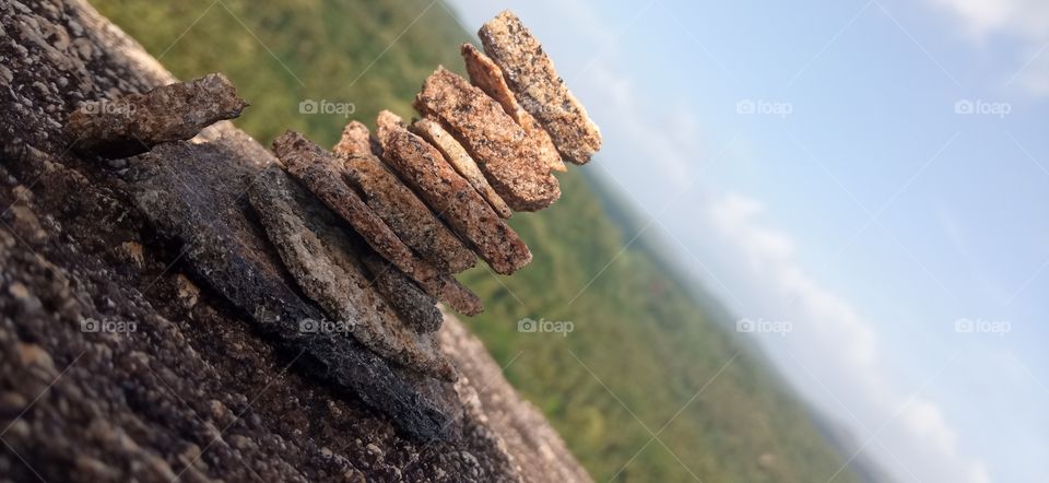 rock stacking