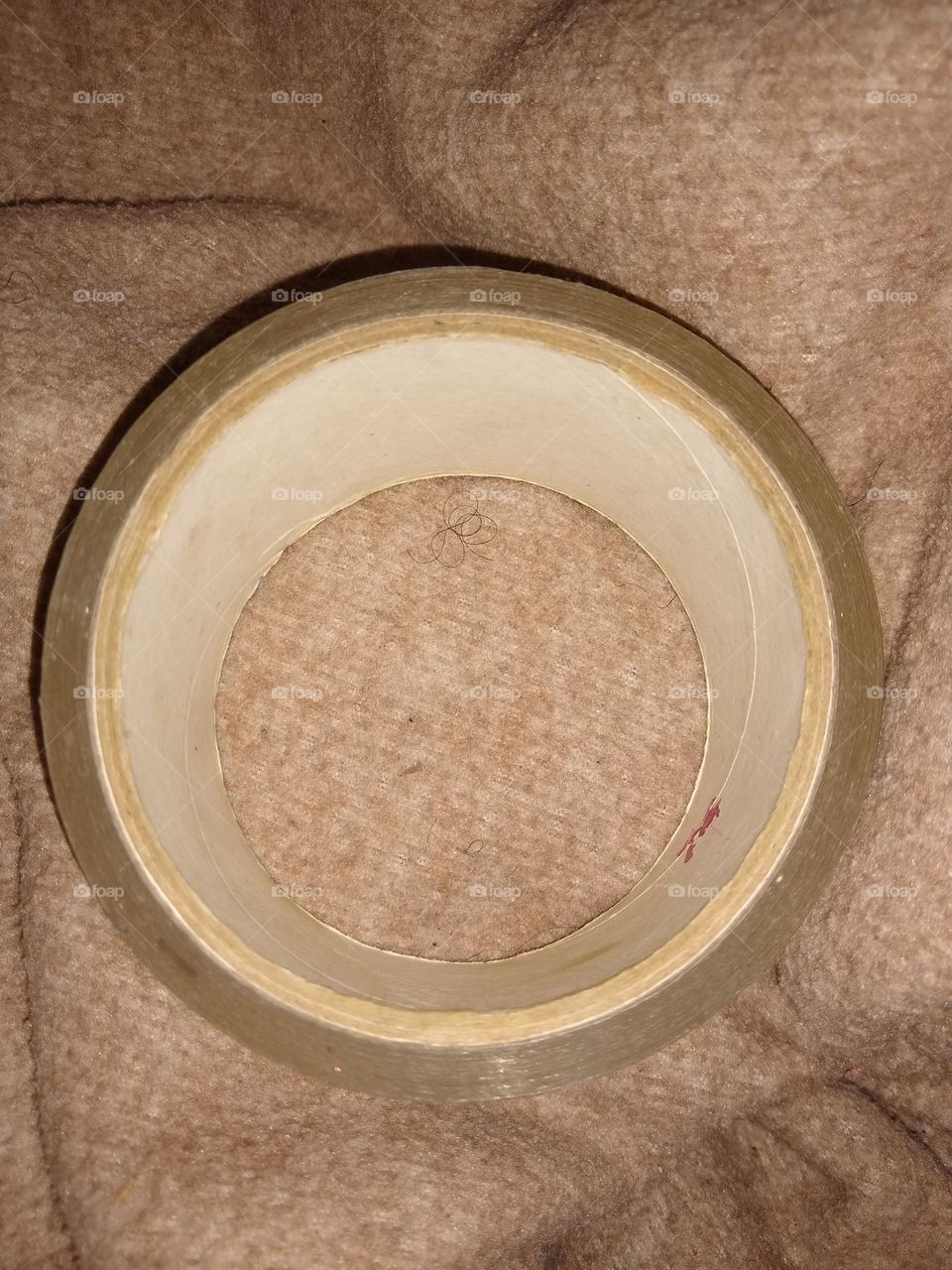 Tape spool 🧵 is round and circle ⭕ shaped