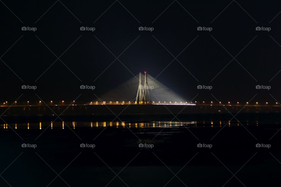 Sea Bridge at Night