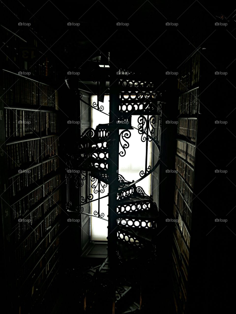 Staircase old Library Trinity college