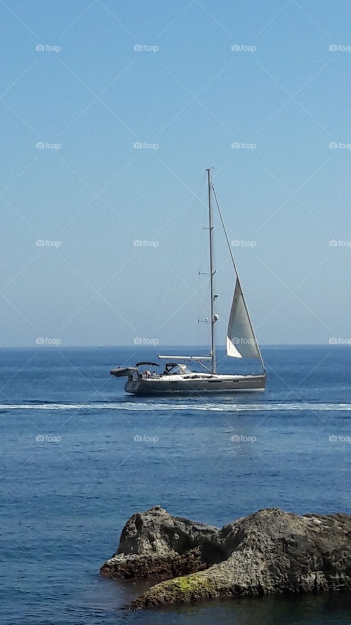 Sea, Water, Sailboat, Ocean, No Person