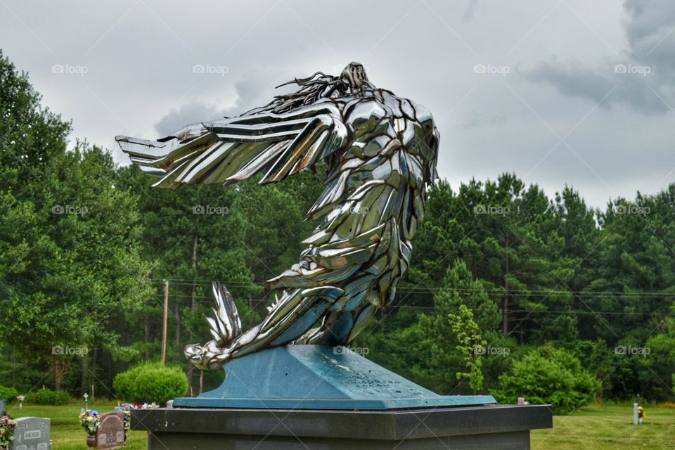 angel statue