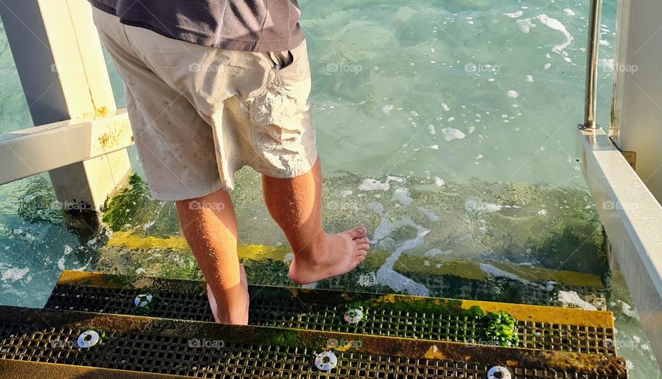 Dip your feet in the ocean on a warm summers day!