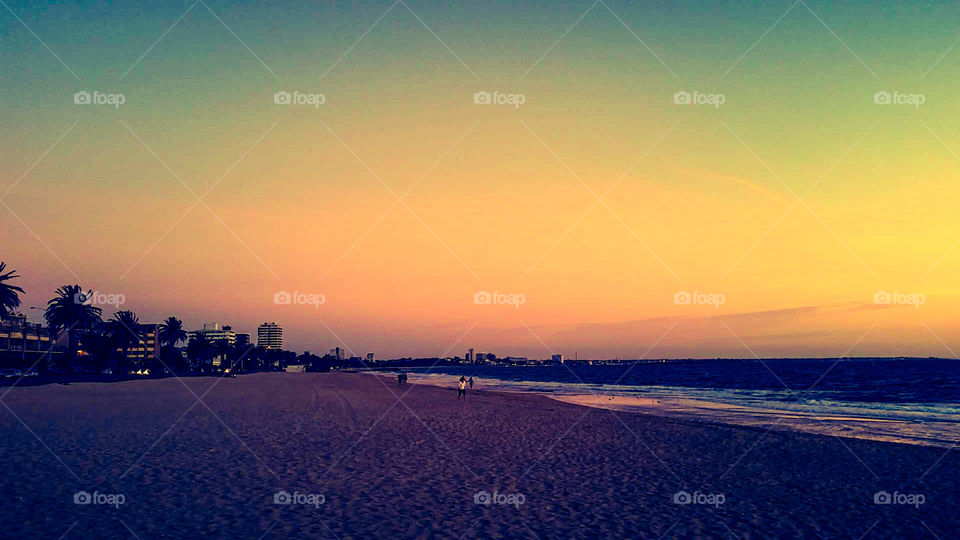 st kilda beach sunset