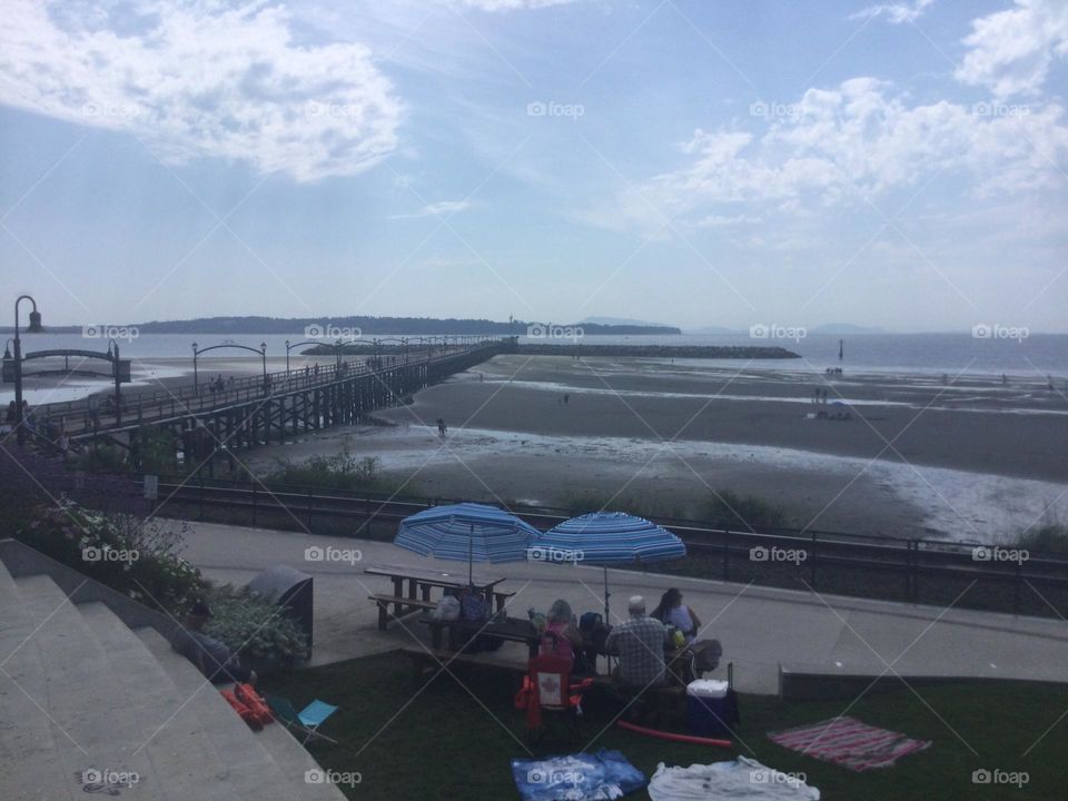 View of the Pier at the beach 