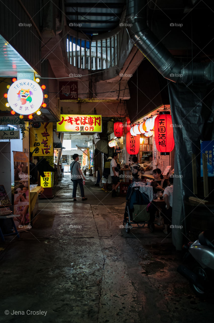 Alleyway of Kokosai Street Market
