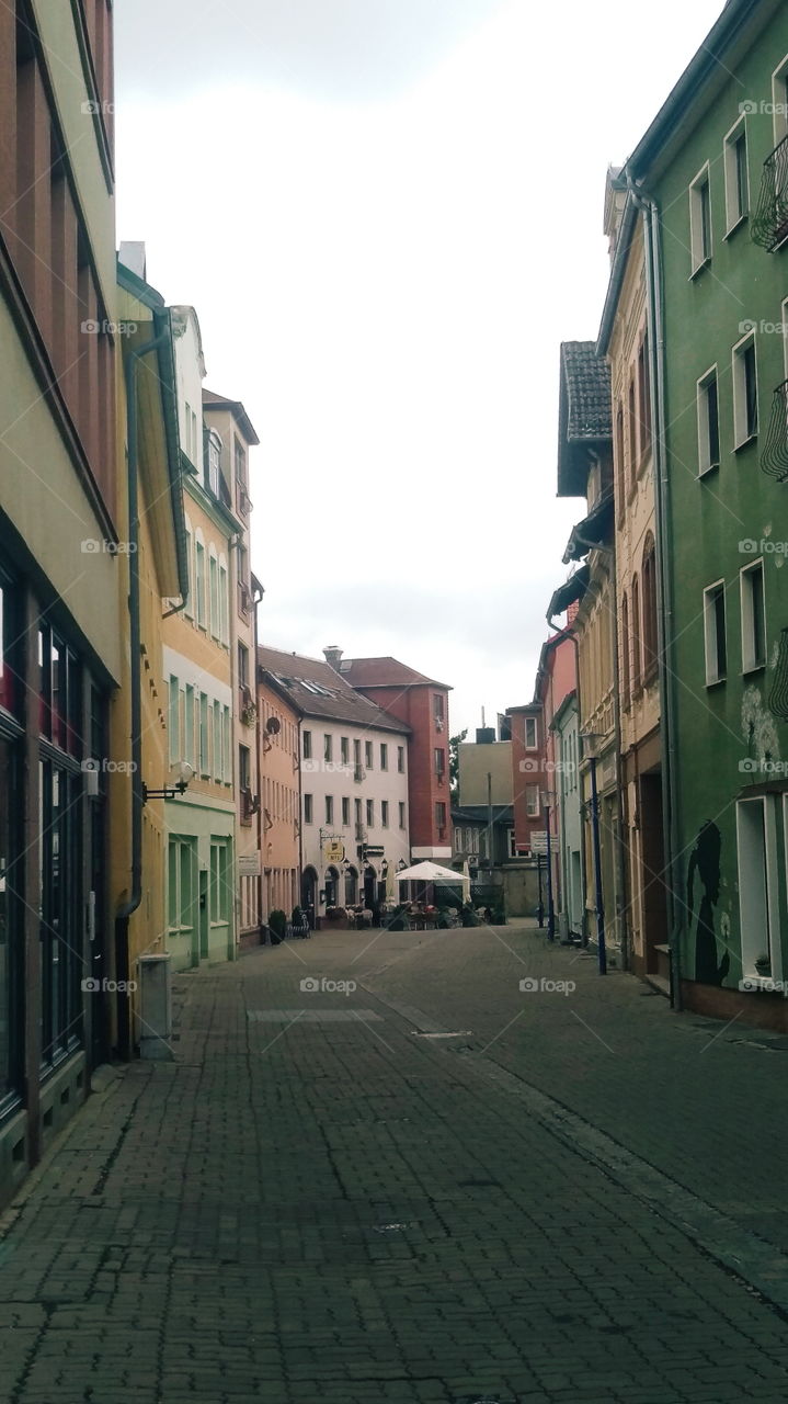 Colorful streets of Bitterfeld
